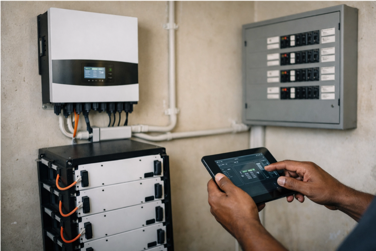 Energy monitoring dashboard with real-time analytics